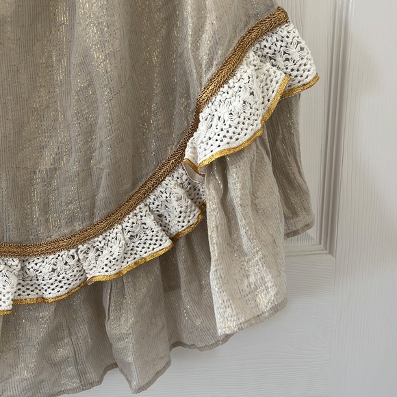 NWT $295 Ramy Brook Womens Kyro Mini Dress, Brown size XS off shoulder - Picture 14 of 14